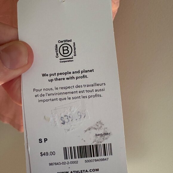 Athleta NWT Momentum Active Racerback Tank Pink/Coral Floral Jacquard Size Small - Picture 6 of 11